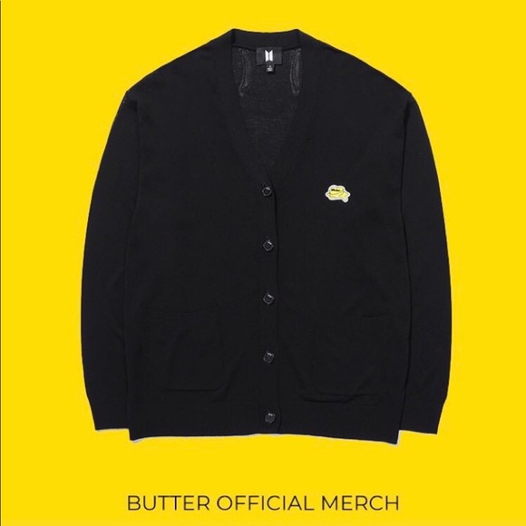 Nwot Bts Official Merch Butter Cardigan 